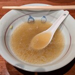 舟場 - 喜多方ラーメン塩味　ごちそうさまでした