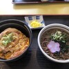 カフェ＆ダイニング ふかの - かつ丼とそば
¥900