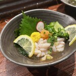 えびす鯛 - 真鱈の白子ポン酢。890円。