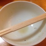 Kitashinchi Fugumaru - 雑炊をきれいに食べ切りました