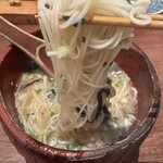 鳥茂 - 温麺　アップ