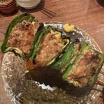 鳥茂 - ピーマン肉詰め