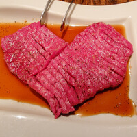 渋谷焼肉 KINTAN - 赤身すだれステーキ