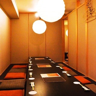 最大12名様までの掘りごたつ席