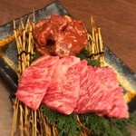 黒毛和牛焼肉 肉處 きっしゃん - ハラミ、和牛トモカルビ