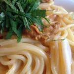 G.W. ランチタイム ToDays Pasta：ウニとヤリイカ明太のオイル系