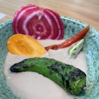 西村屋ホテル招月庭 レストランRicca - バーニャカウダ美味し