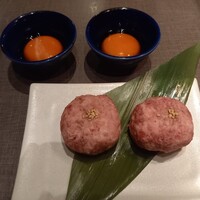焼肉ホルモン せがれ - 生ハンバーグ
