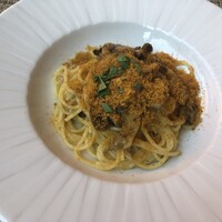 プリミ・バチ - キノコとカラスミのスパゲティー二