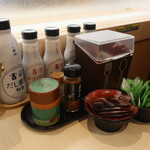 はま寿司 - 卓上調味料