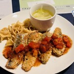 ブラッスリー それいゆ - 鰯パン粉焼き バジルトマトソース