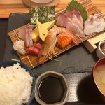 うみからそらへ - 刺身定食（１０食限定）　１５００円