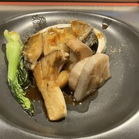 鉄板焼 北野 - 蒸しアワビステーキ　最高！