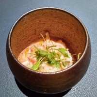 日本のイタリア料理店 sai - 北海道 北寄貝と牛蒡 龍の瞳のリゾット