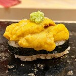 すし博 - 結 8800円
      （ランチコース料理）
      にぎり 小樽 海水ムラサキウニ