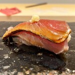 すし博 - 結 8800円
      （ランチコース料理）
      にぎり 千葉 藁焼きカツオ