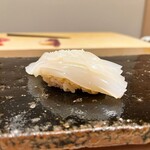 すし博 - 結 8800円
      （ランチコース料理）
      にぎり 福岡 白イカ