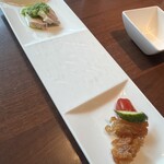 ジョーズ シャンハイ ニューヨーク  グランフロント大阪店 - 前菜2種盛り合わせ