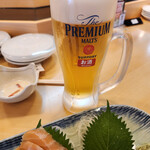 や台ずし - 生中～☆