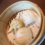 ジョーズ シャンハイ ニューヨーク  グランフロント大阪店 - 本日の蒸し点心 3種盛り合わせ