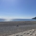 C's diner - 外で海を眺めながら