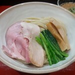 鶏paitan 心麦 - 鶏paitanつけ麺