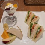 京橋千疋屋 フルーツパーラー - サンドイッチセット
