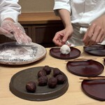 徳ㇵ本也 - 栗と道明寺