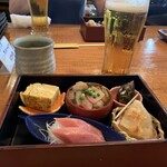 鵠庵 - 前菜5点盛り合わせ