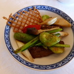 ホテルオークラレストラン新宿 中国料理 桃里 - 牛肉・色々野菜