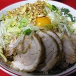 ラーメン二郎 - 小豚汁なし(野菜／カラメ)\８００　※消費税５％時