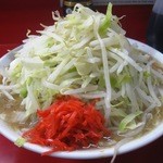 ラーメン二郎 - 大ラーメン(紅ショウガ)￥７５０　消費税５％時