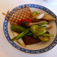 ホテルオークラレストラン新宿 中国料理 桃里 - 牛肉・色々野菜