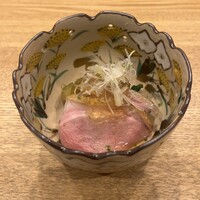 日本料理 e. - 先付けの鴨ロース♪