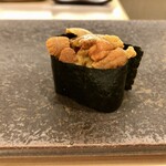 鮨 ひろ海 - 根室産ムラサキ雲丹