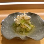 すしのいずみ - 山形白菜のおひたし