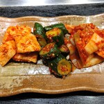 ひまわり - キムチ盛り合わせ