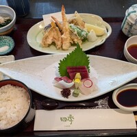 日本料理 四季 - 刺身天ぷら御膳3,330円