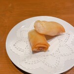 o8番地 - 海老のバリバリ春巻き　海老がぎっしり！