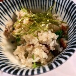 美酒美肴 はまゐ - ご飯に刻み海苔