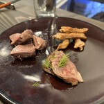 鴨とSAKE - 鴨肉の珍味盛り合わせ