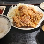 田子作 - 料理写真:鶏竜田揚げ定食