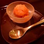 すし勝 - 苺のシャーベット