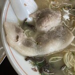 白石屋 - 茹でた脂は…苦手です（汗）