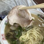 白石屋 - チャーシュー代りの茹でロース…