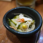 じゅんちゃん - カニカマとキュウリの酢の物