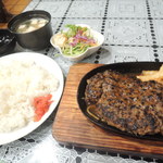 モカチャーゼ - 【ハンバーグ定食＠８５０円】