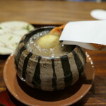 宮川町ほった - （2024/9月）香茸のフォンデュ　ワタリガニ