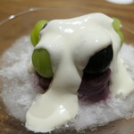 宮川町ほった - （2024/9月）ナガノパープルとシャインマスカットのかき氷