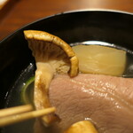 宮川町ほった - （2024/9月）お椀　ミスジ肉　小蕪　松茸